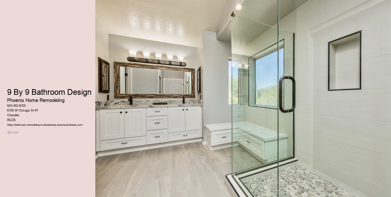 9 By 9 Bathroom Design