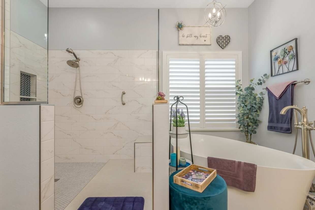 Do you paint first or last in bathroom remodel