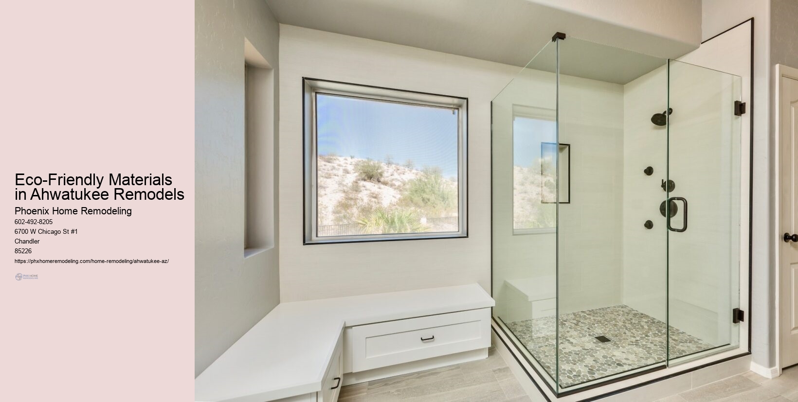 Eco-Friendly Materials in Ahwatukee Remodels