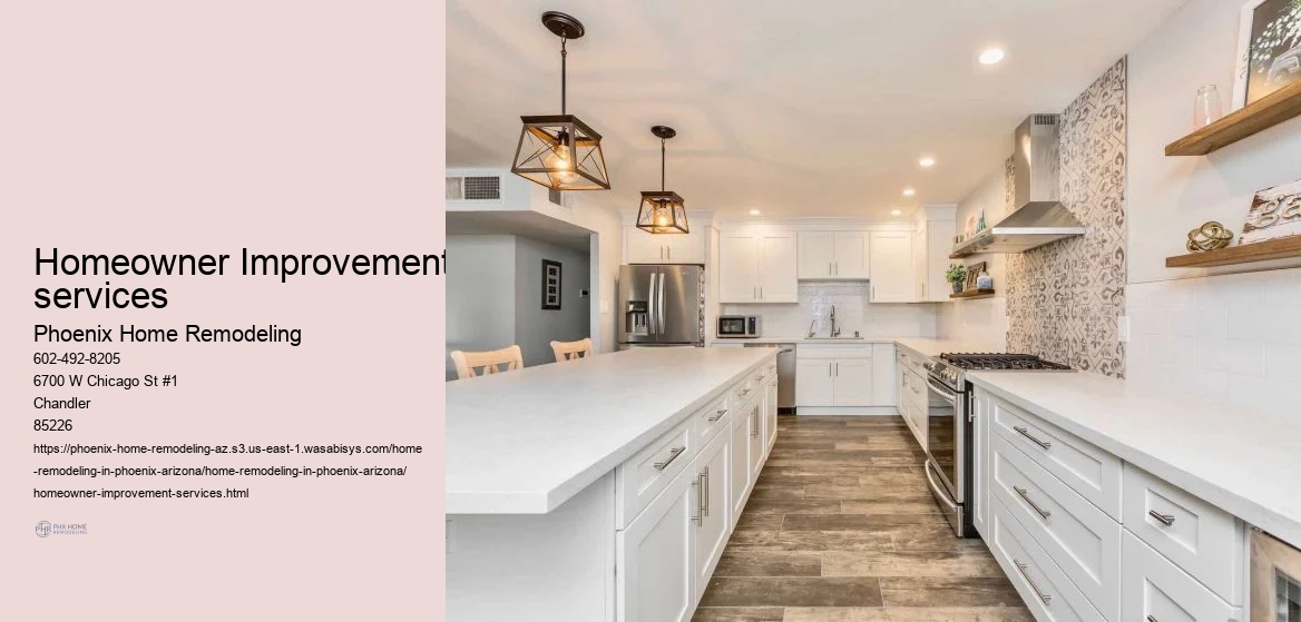 Homeowner Improvement services