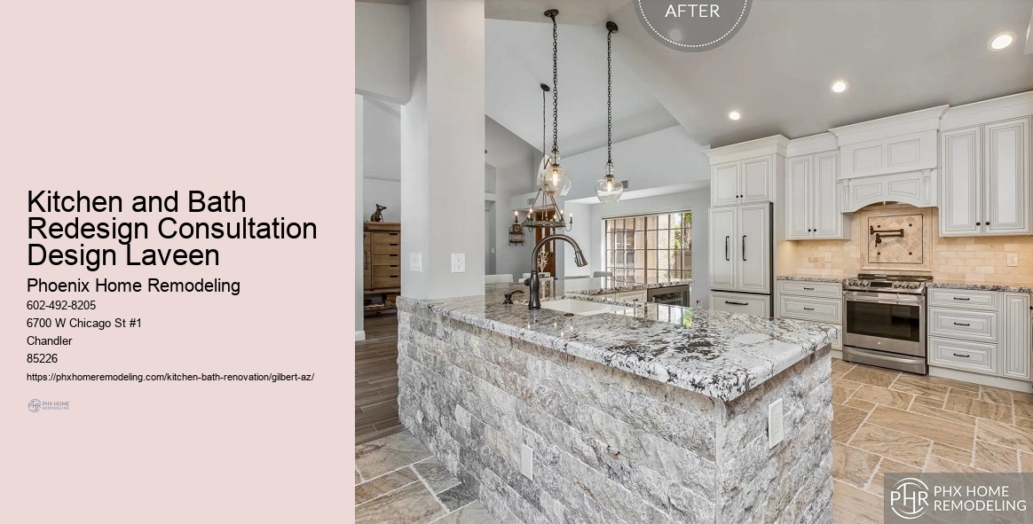 Kitchen and Bath Redesign Consultation Design Laveen