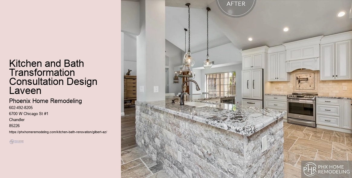 Kitchen and Bath Transformation Consultation Design Laveen