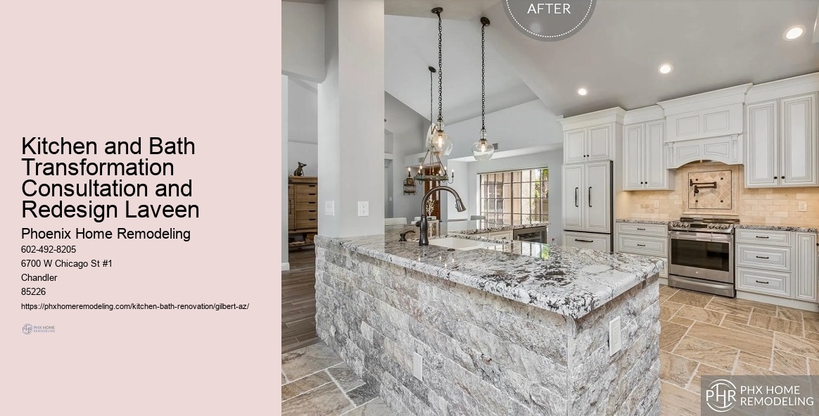 Kitchen and Bath Transformation Consultation and Redesign Laveen