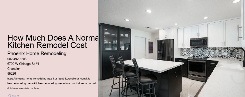 How Much Does A Normal Kitchen Remodel Cost