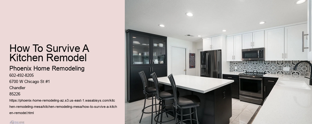 How To Survive A Kitchen Remodel