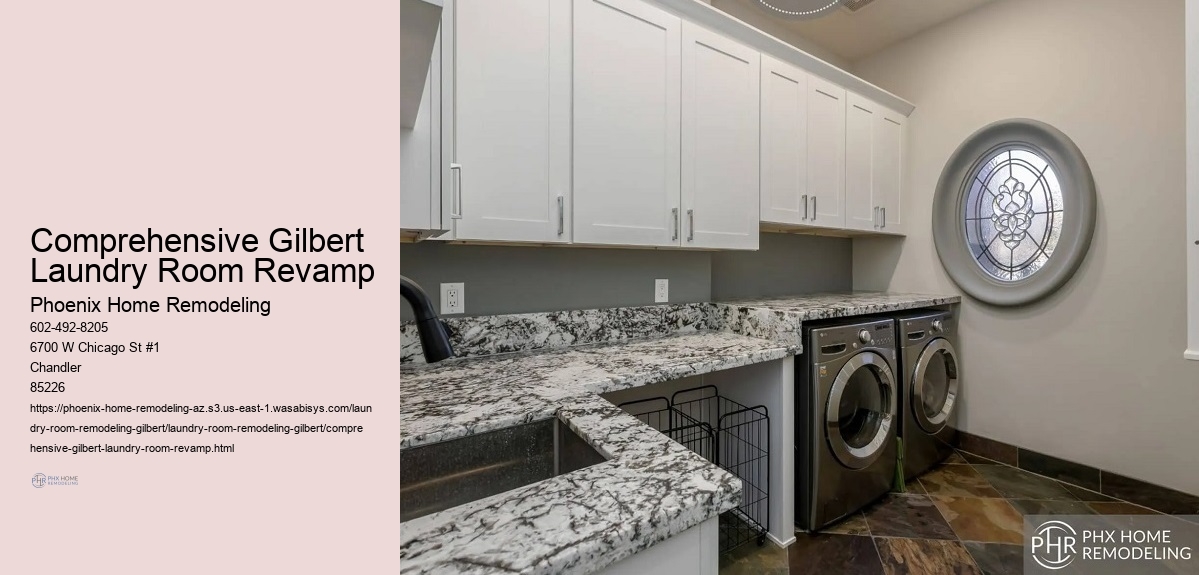 Comprehensive Gilbert Laundry Room Revamp