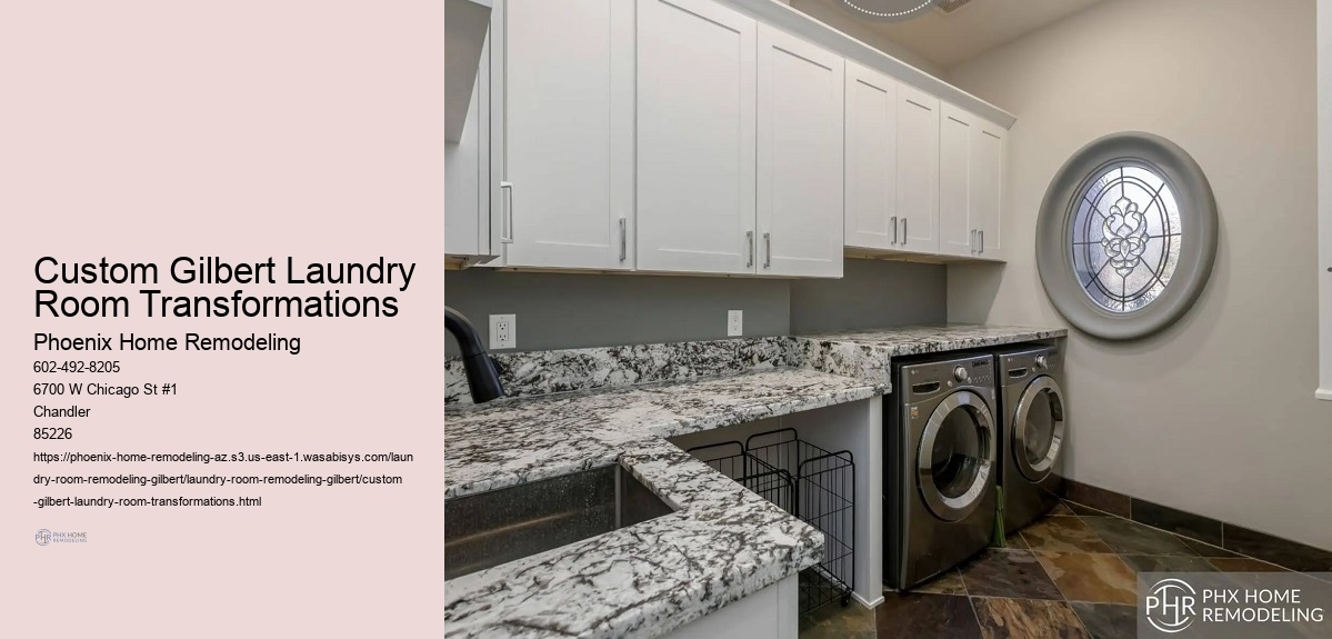 Custom Gilbert Laundry Room Transformations