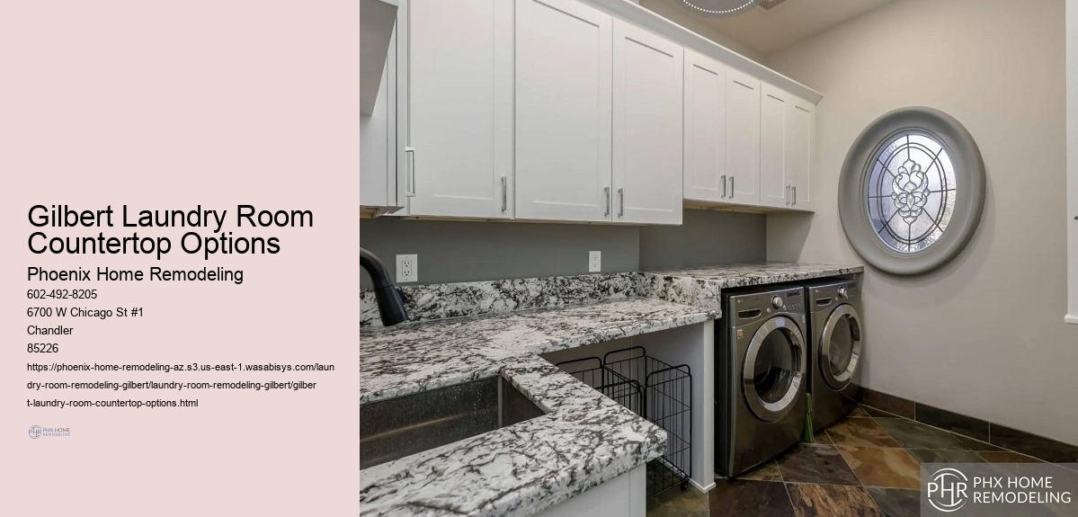 Gilbert Laundry Room Countertop Options