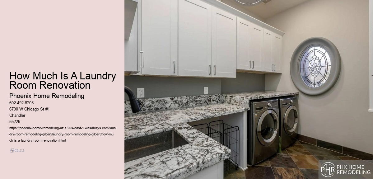 How Much Is A Laundry Room Renovation