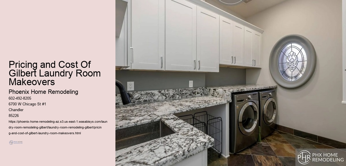 Pricing and Cost Of Gilbert Laundry Room Makeovers