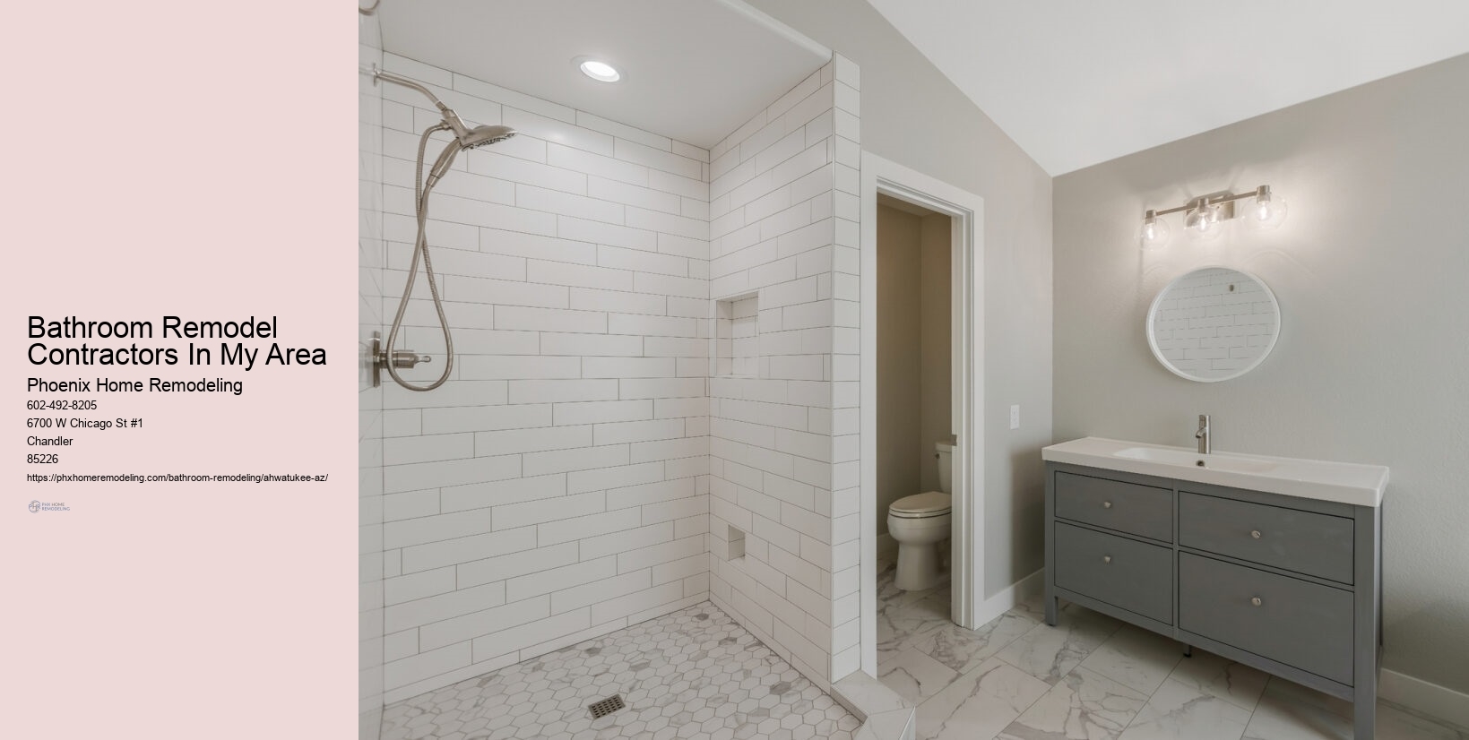 Bathroom Remodel Contractors In My Area