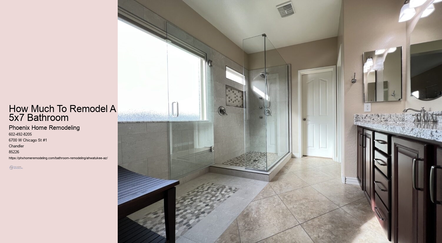 How Much To Remodel A 5x7 Bathroom