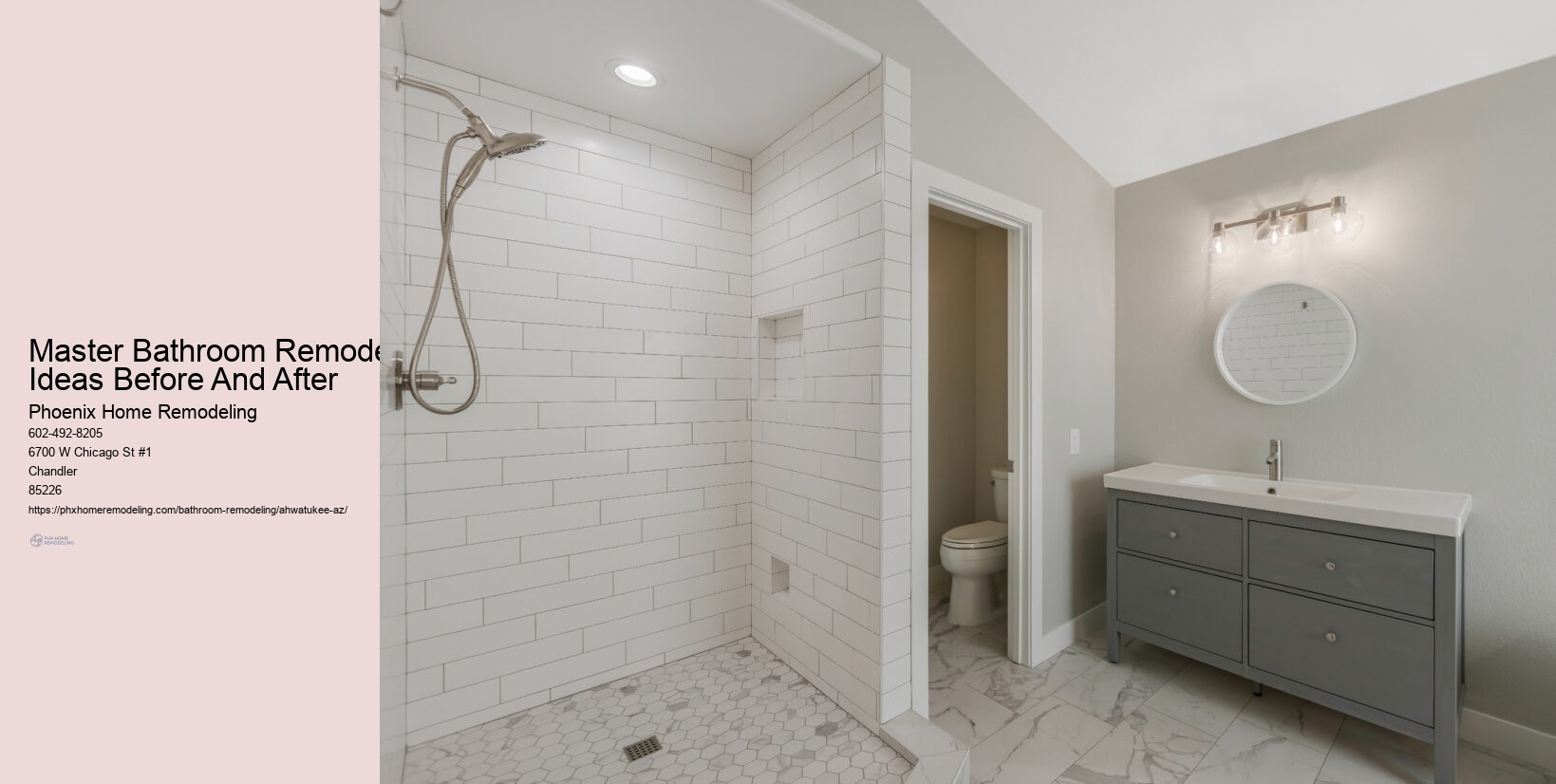 Master Bathroom Remodel Ideas Before And After
