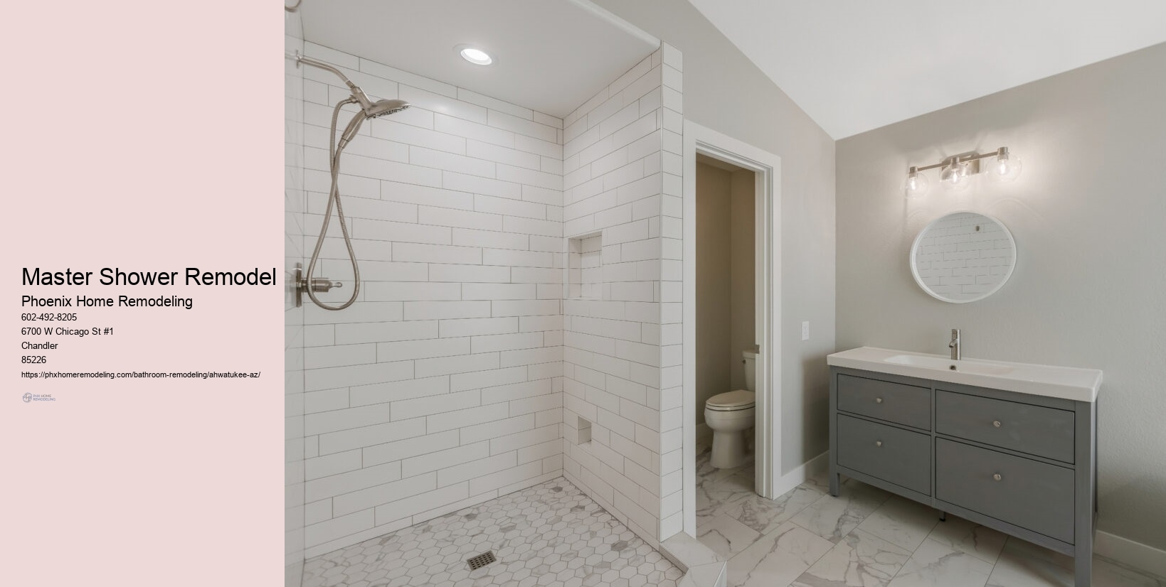 Master Shower Remodel