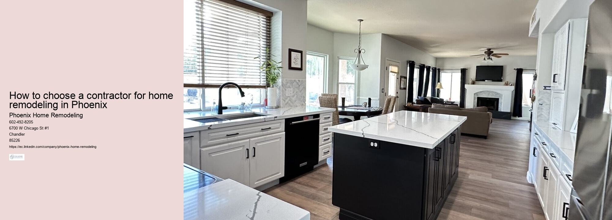 Phoenix Home Remodeling for Open Concept Living