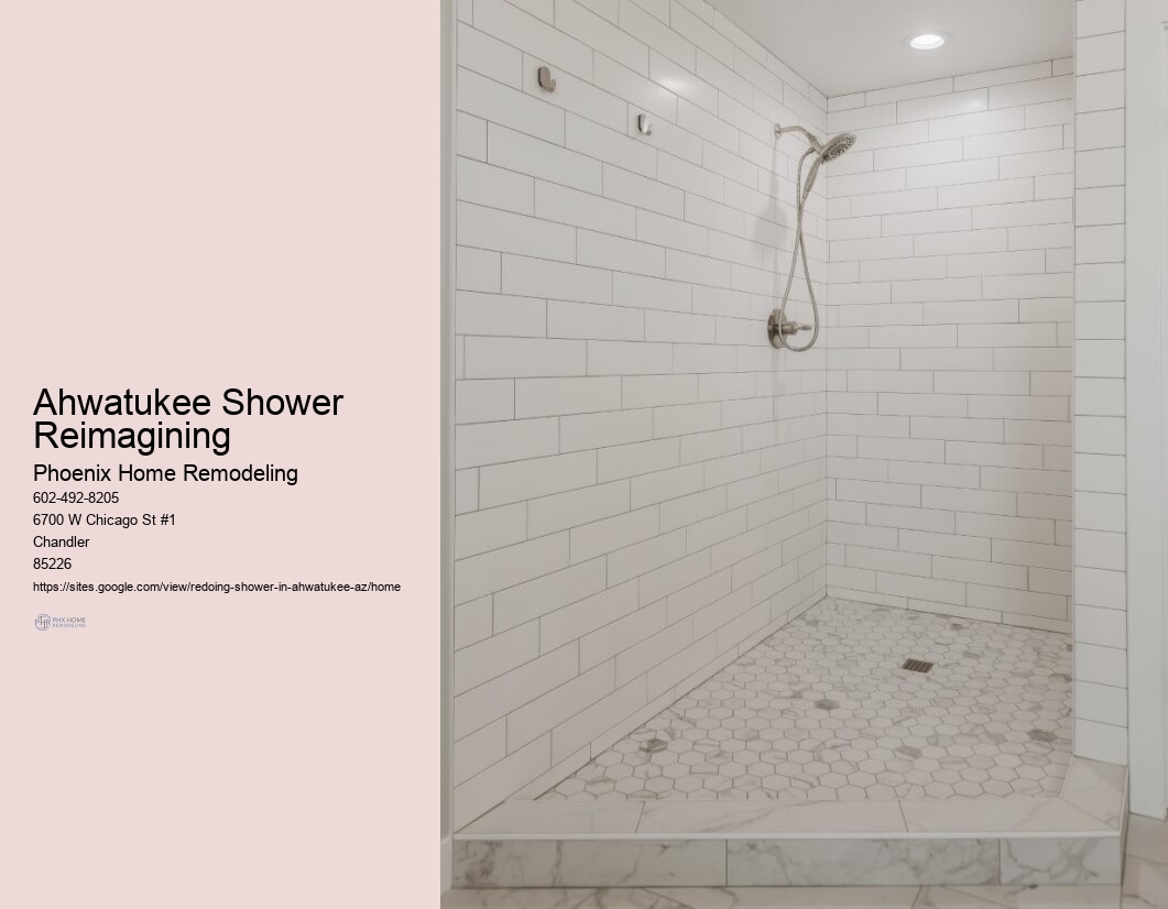 How to incorporate technology in Ahwatukee shower redesign