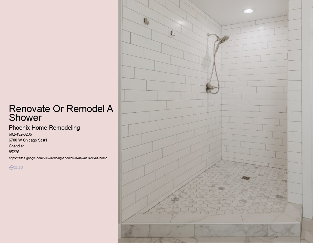 Ahwatukee Stone Shower Install