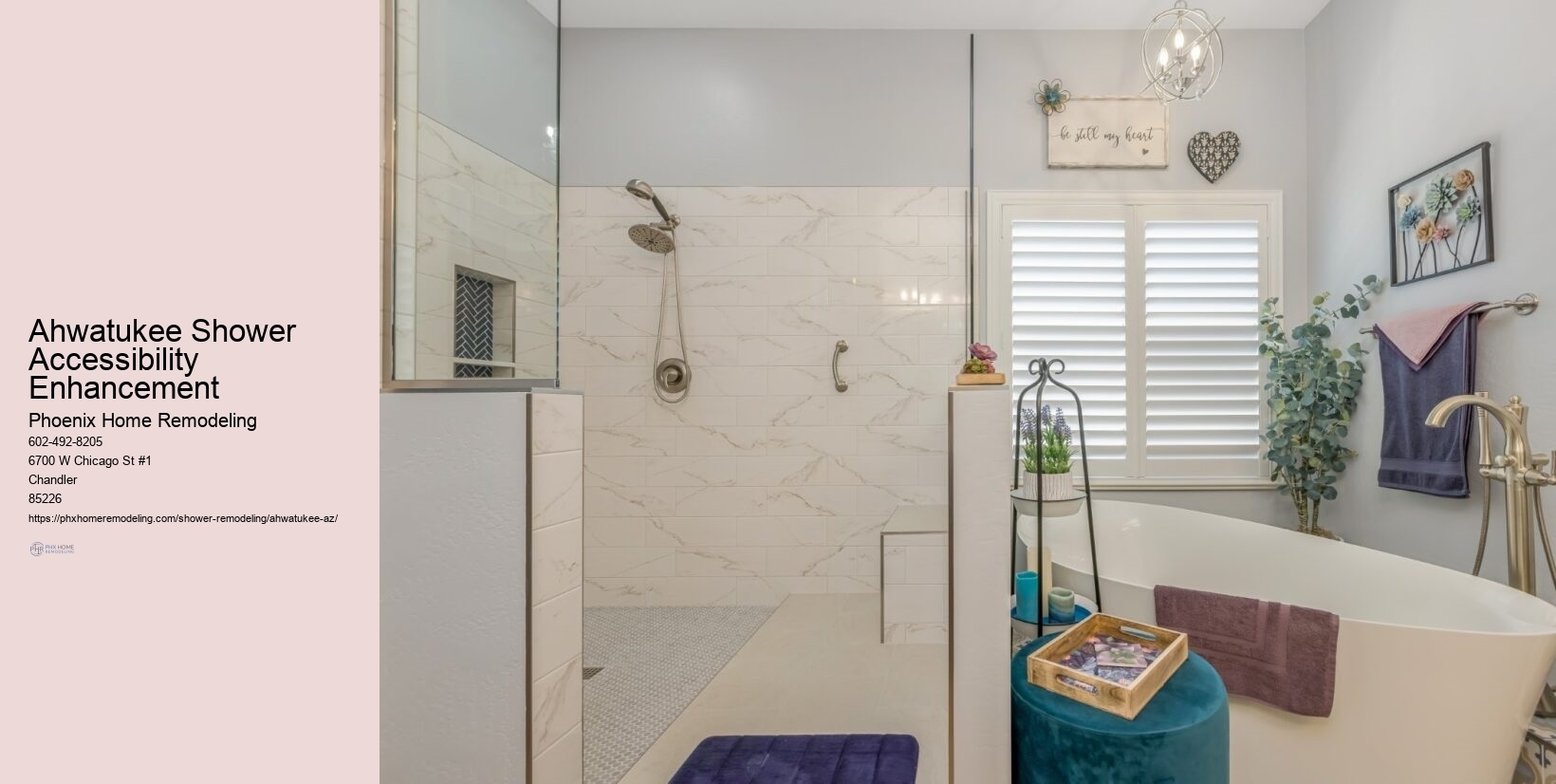 Custom Shower Remodel in Ahwatukee