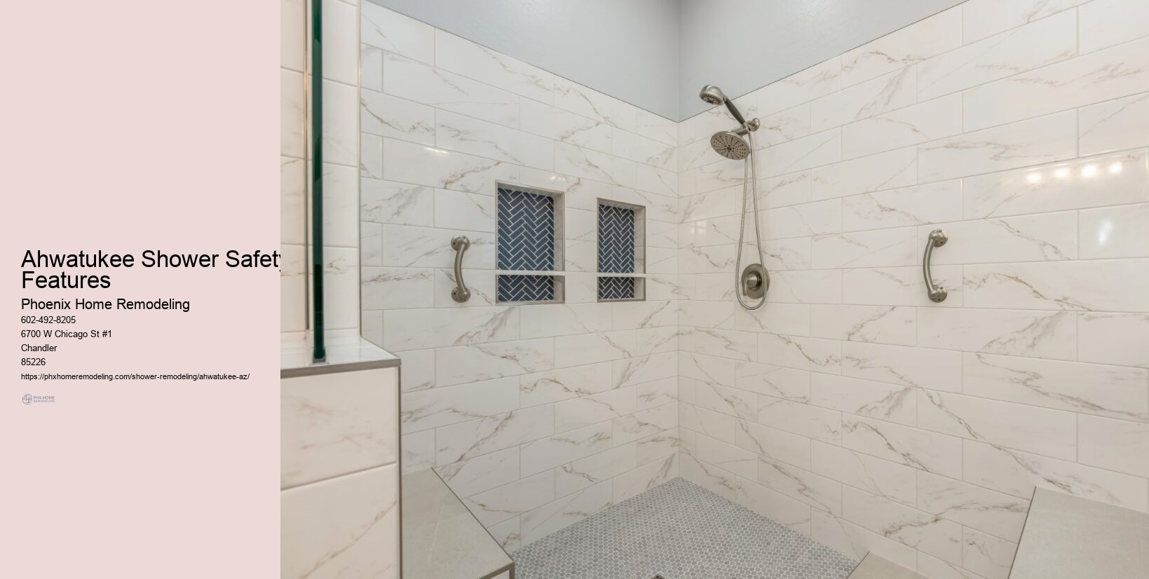 Ahwatukee Shower Safety Features