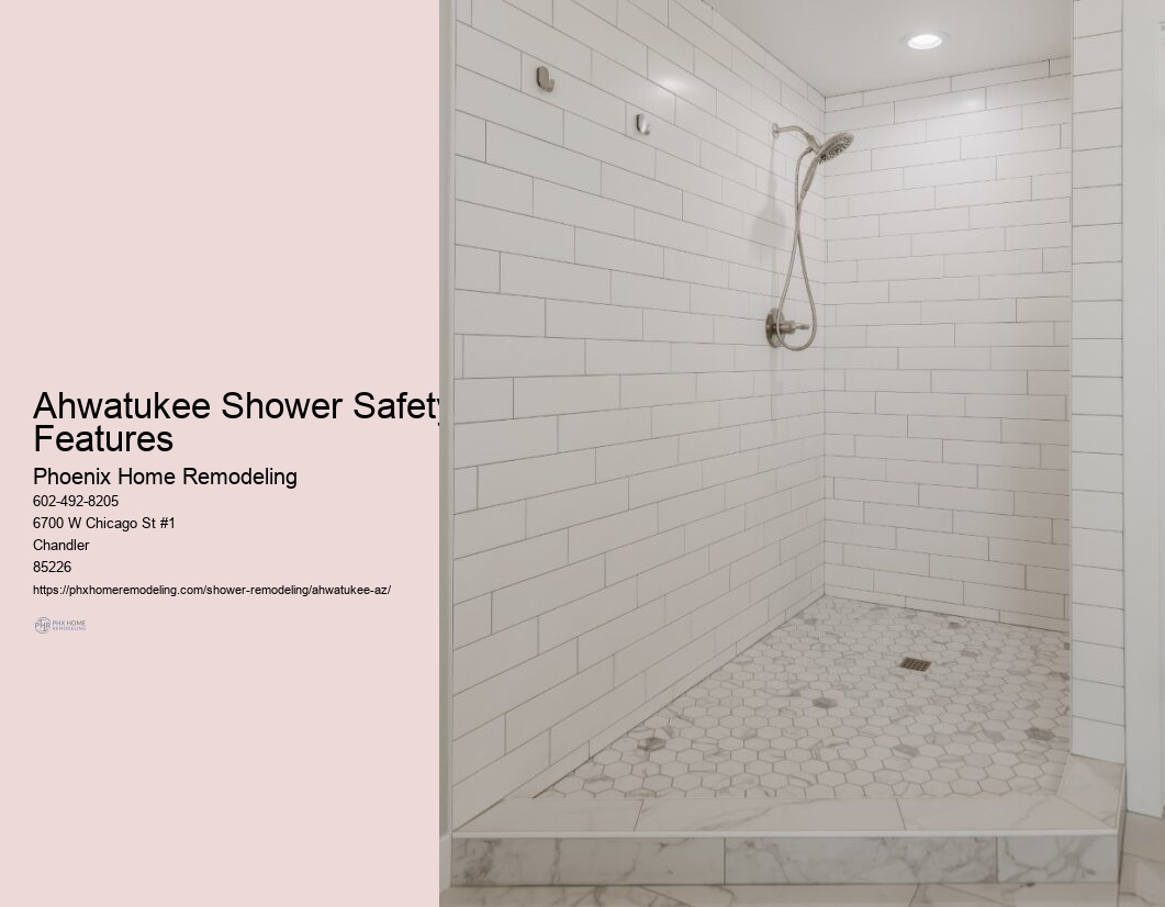 What lighting is best for a shower in Ahwatukee