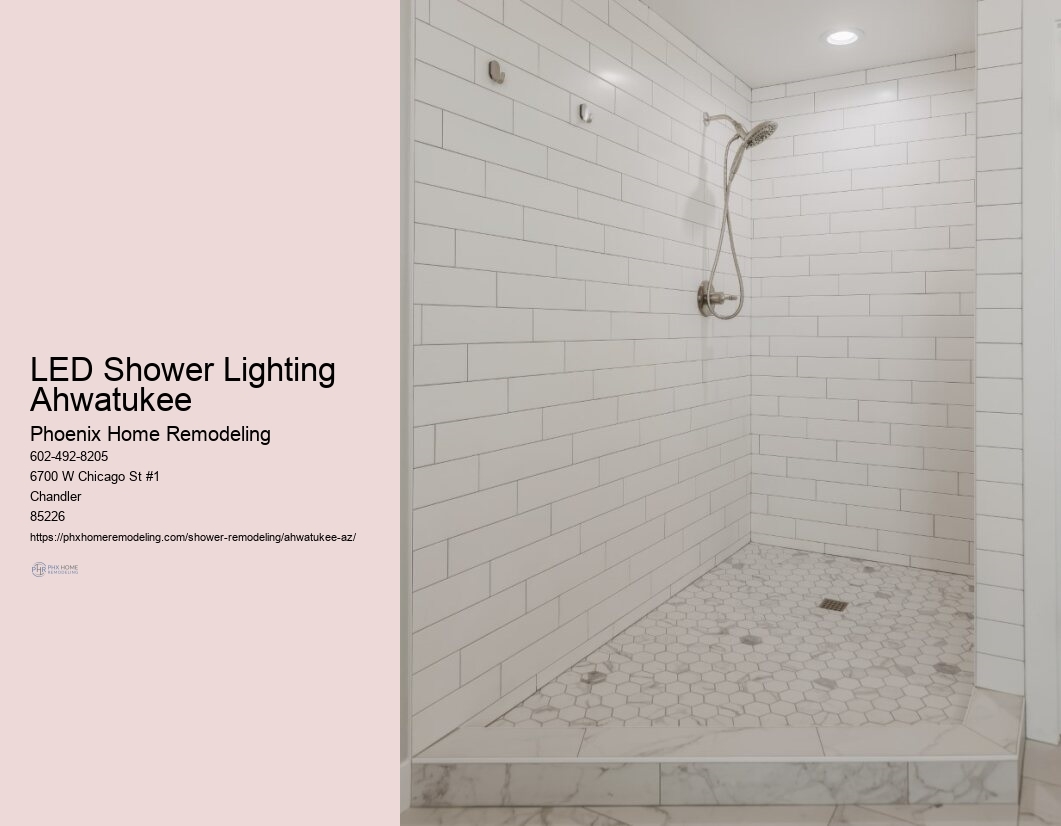How to create a luxury shower experience in Ahwatukee