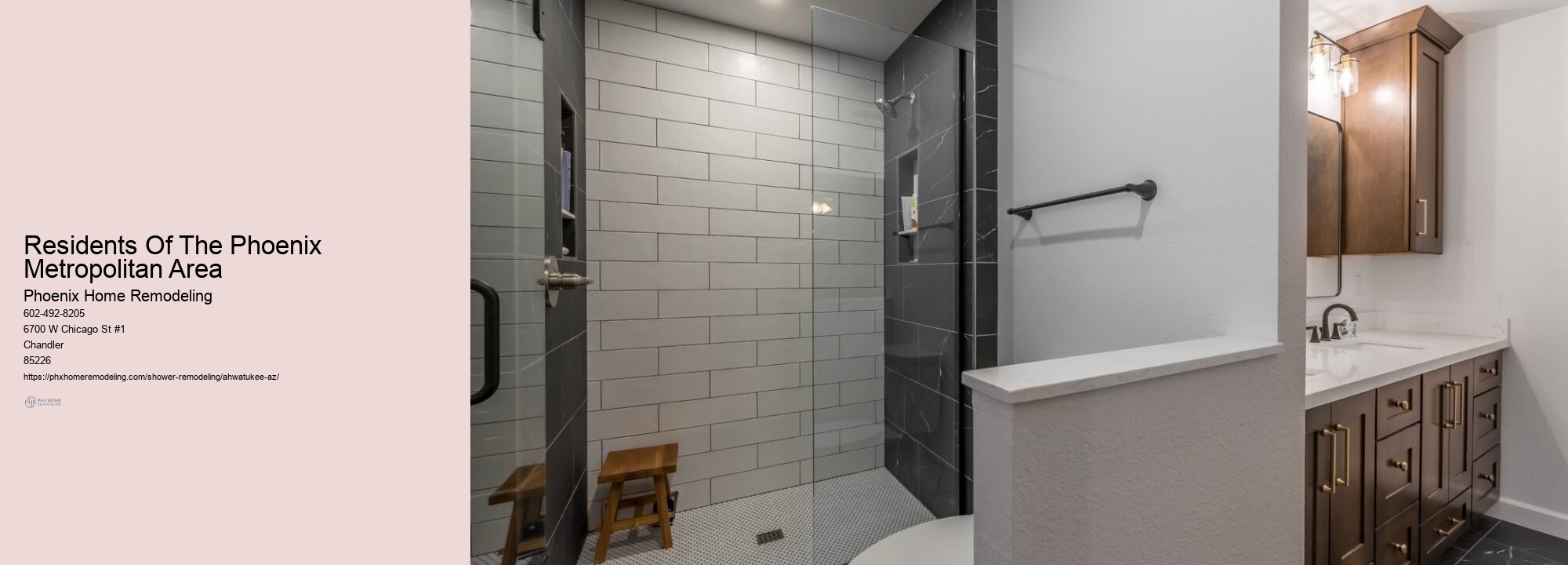 Eco-Friendly Shower Remodel Ahwatukee