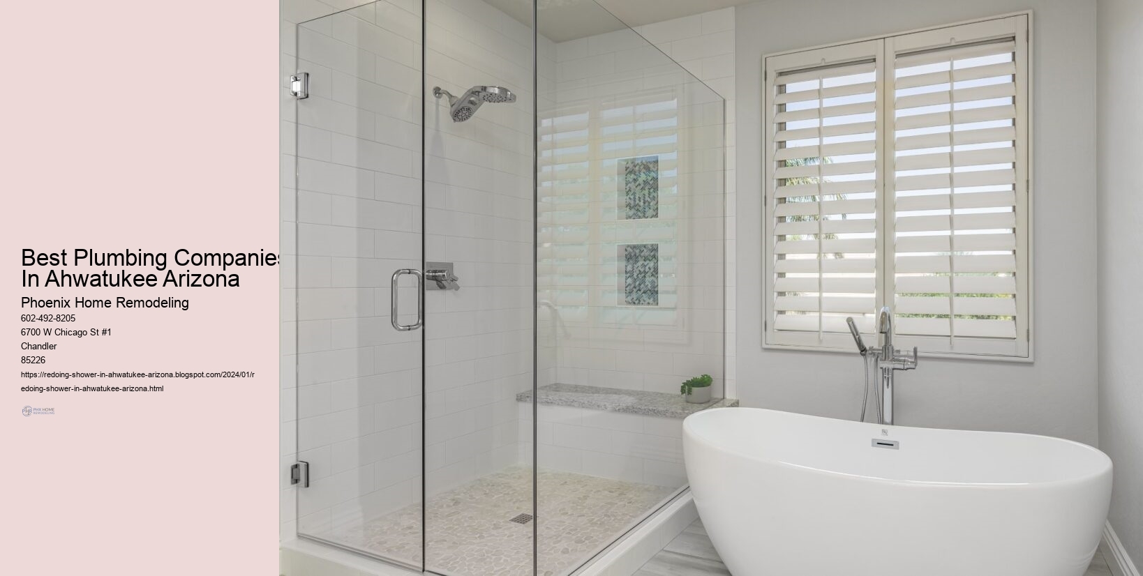 Best Plumbing Companies In Ahwatukee Arizona