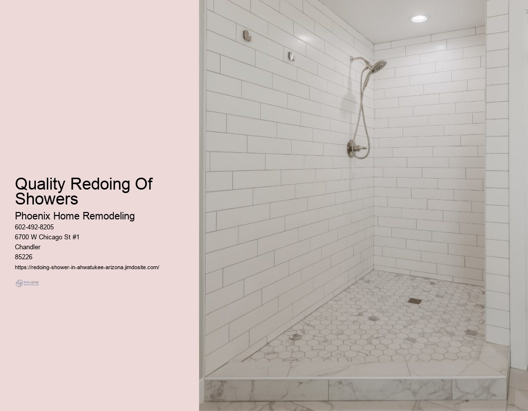 Installing New Shower In Ahwatukee