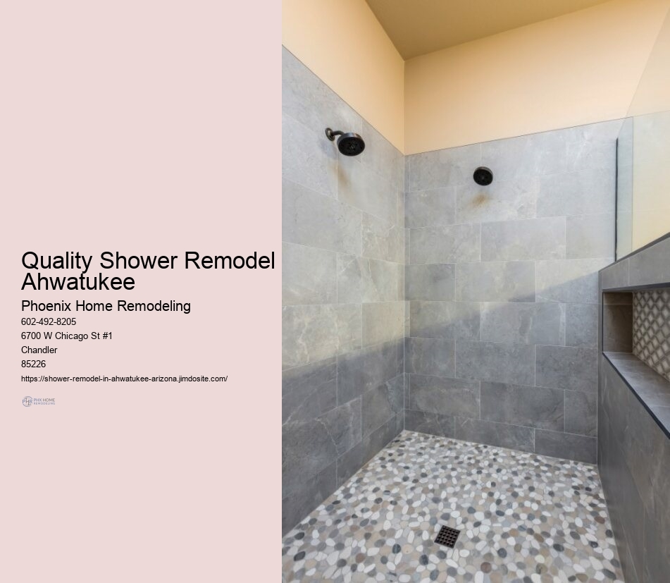 Shower tile installation