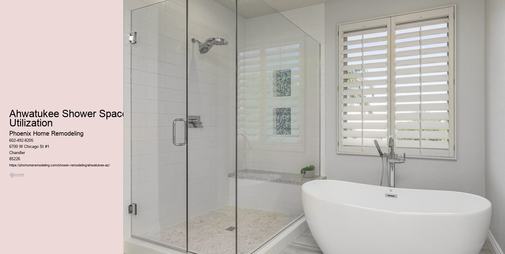 Ahwatukee Shower Space Utilization