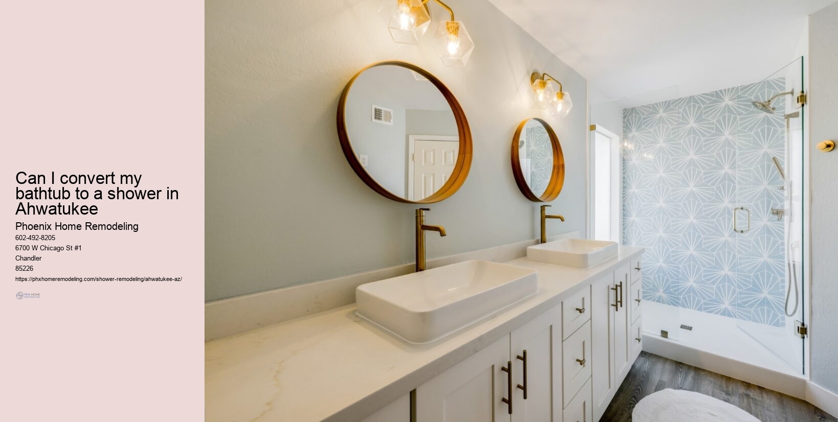 Bath Remodel in Phoenix