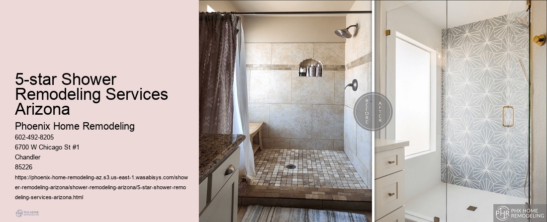 5-star Shower Remodeling Services Arizona