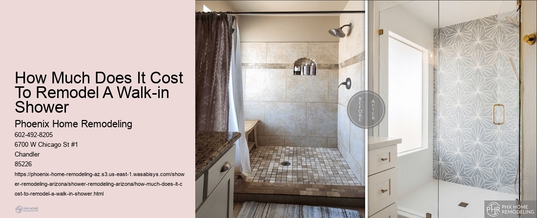 How Much Does It Cost To Remodel A Walk-in Shower