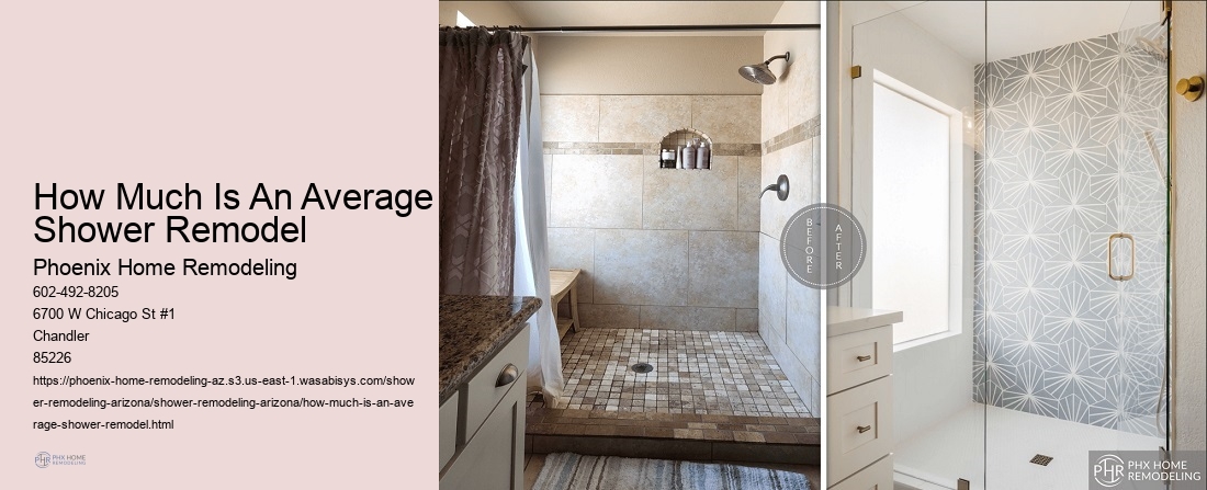 How Much Is An Average Shower Remodel