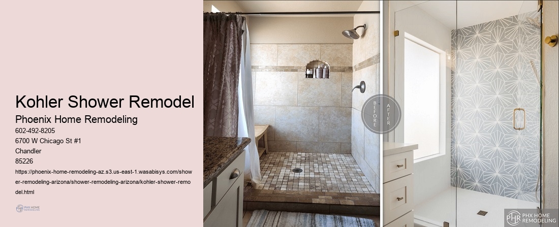 Kohler Shower Remodel
