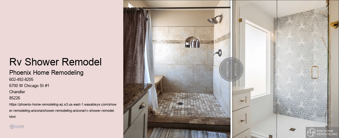 Rv Shower Remodel