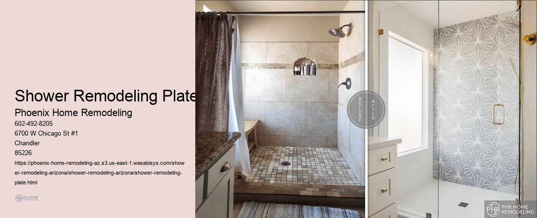 Shower Remodeling Plate