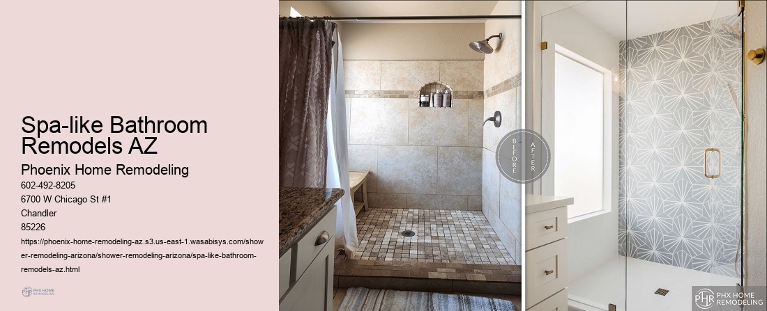 Spa-like Bathroom Remodels AZ