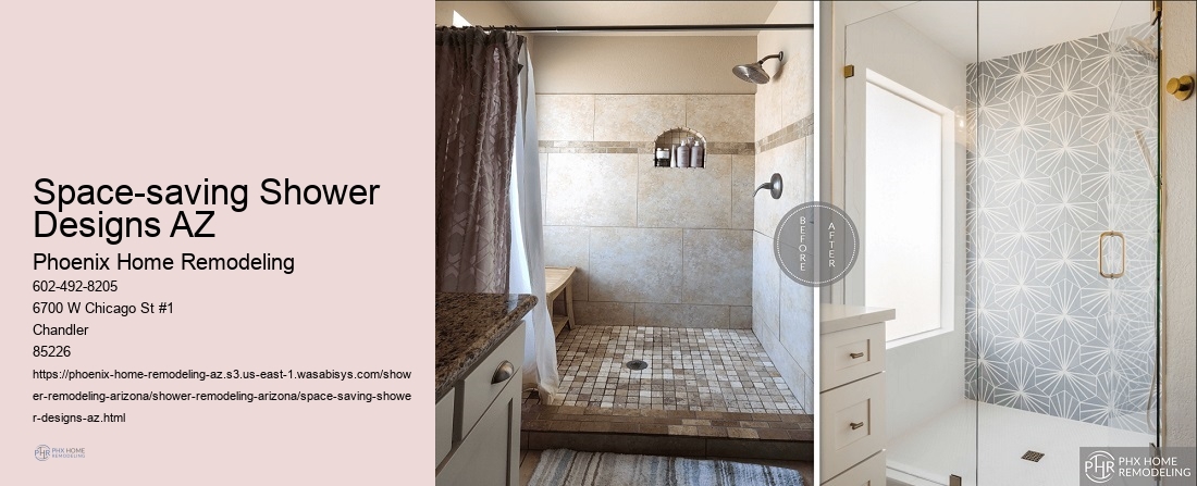 Space-saving Shower Designs AZ