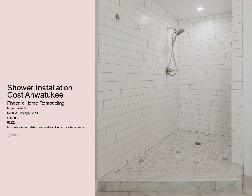 Shower Tile Remodel Cost in Ahwatukee