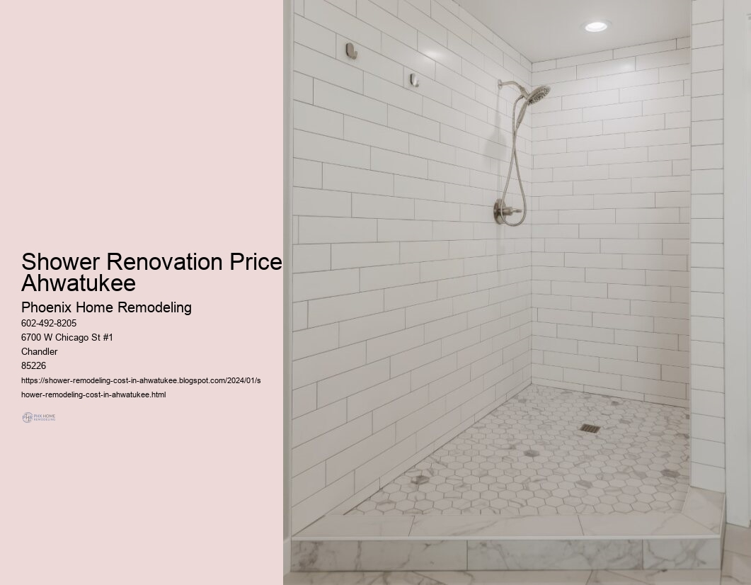 Shower Remodeling Cost in Tempe