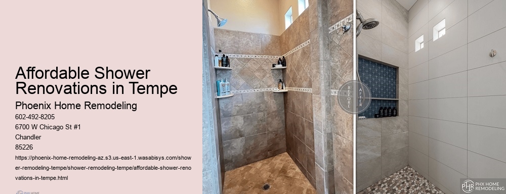 Affordable Shower Renovations in Tempe