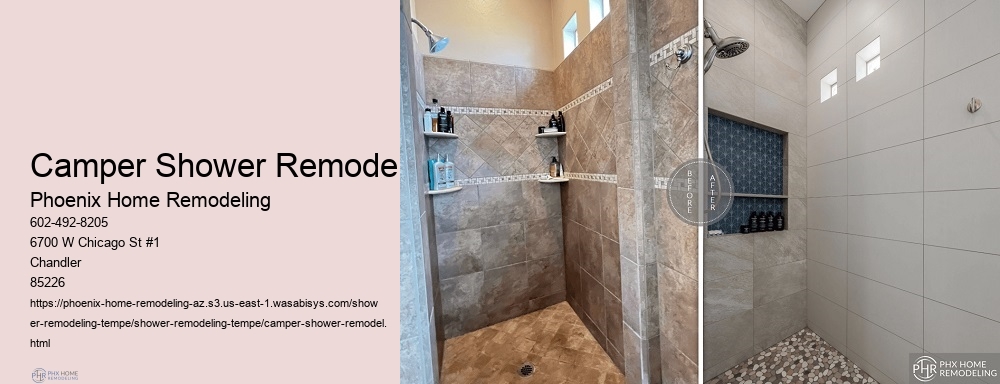 Camper Shower Remodel