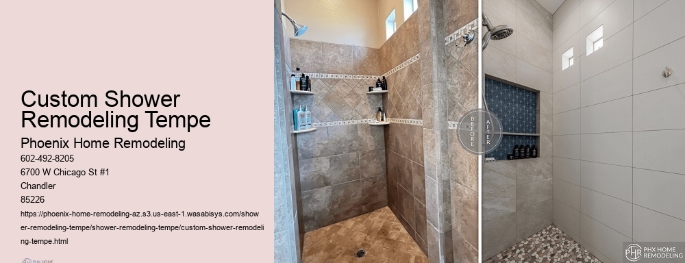Custom Shower Remodeling Tempe