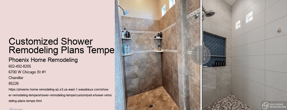 Customized Shower Remodeling Plans Tempe