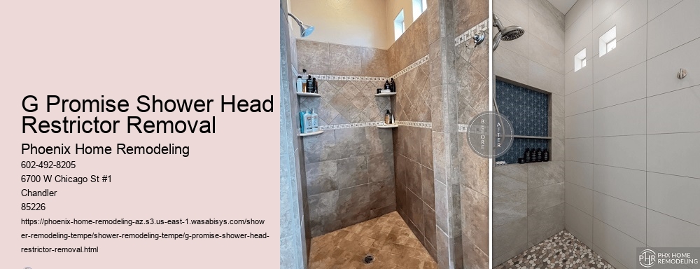 G Promise Shower Head Restrictor Removal