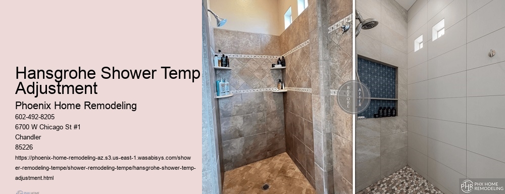 Hansgrohe Shower Temp Adjustment