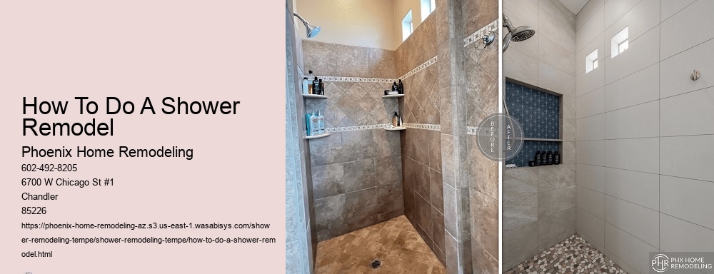 How To Do A Shower Remodel