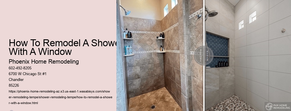 How To Remodel A Shower With A Window