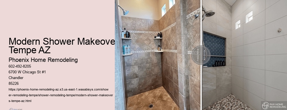 Modern Shower Makeovers Tempe AZ
